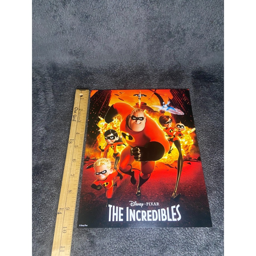 The Incredibles Mini Poster Pixar Disney‎ Print 8x10 Collectible Lithograph - Picture 5 of 5